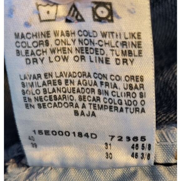 Lee Jeans Men Size (38x29 Actual) Blue Stone Wash Regular Fit Straight Leg Pants - Picture 11 of 13